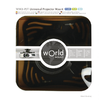 OMN-WM3 Projector plafondbeugel plafond draai- en kantelbaar 18.1 kg Verpakking foto